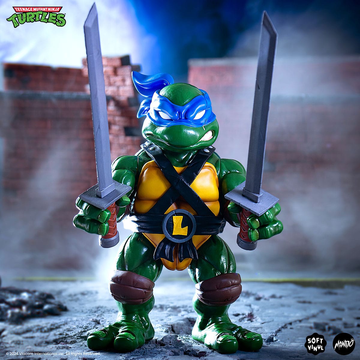 Mondo Premium Teenage Mutant Ninja Turtles Leonardo Soft Vinyl Collectible Action Figure