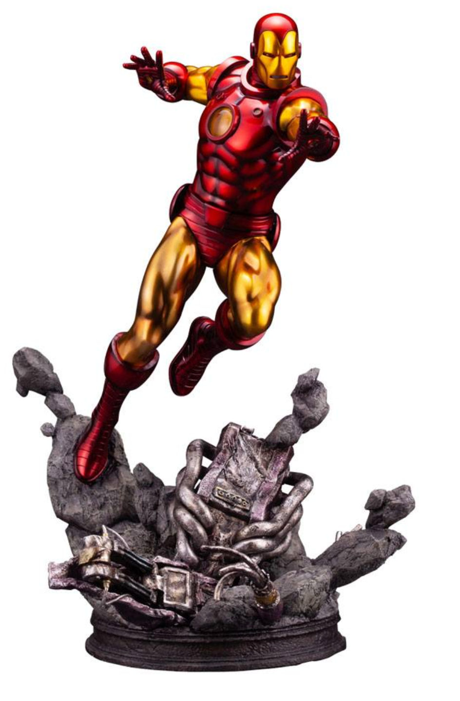 Kotobukiya High - Quality Avengers Fine Art Statue - Dynamic Iron Man