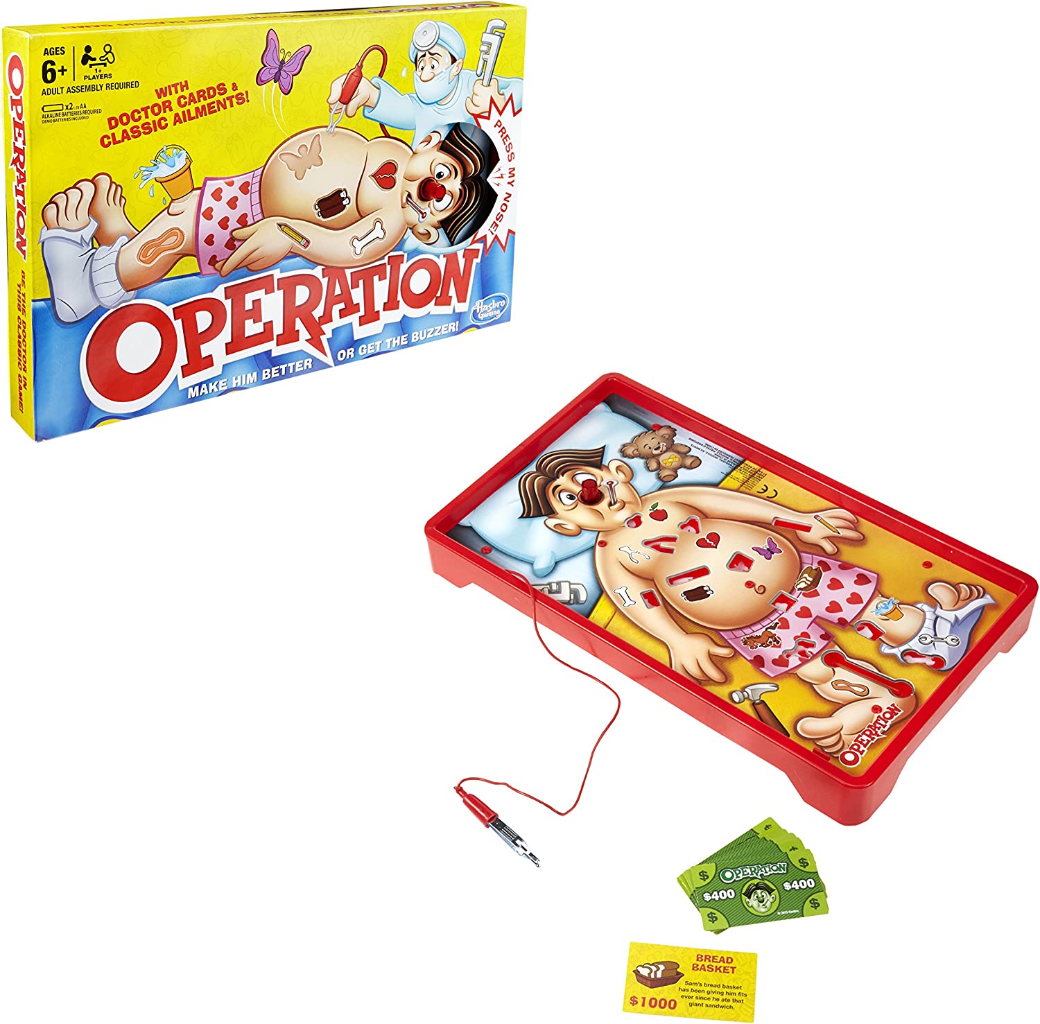 Classic Electronic Operation Board Game for Family Fun and Kids Entertainment