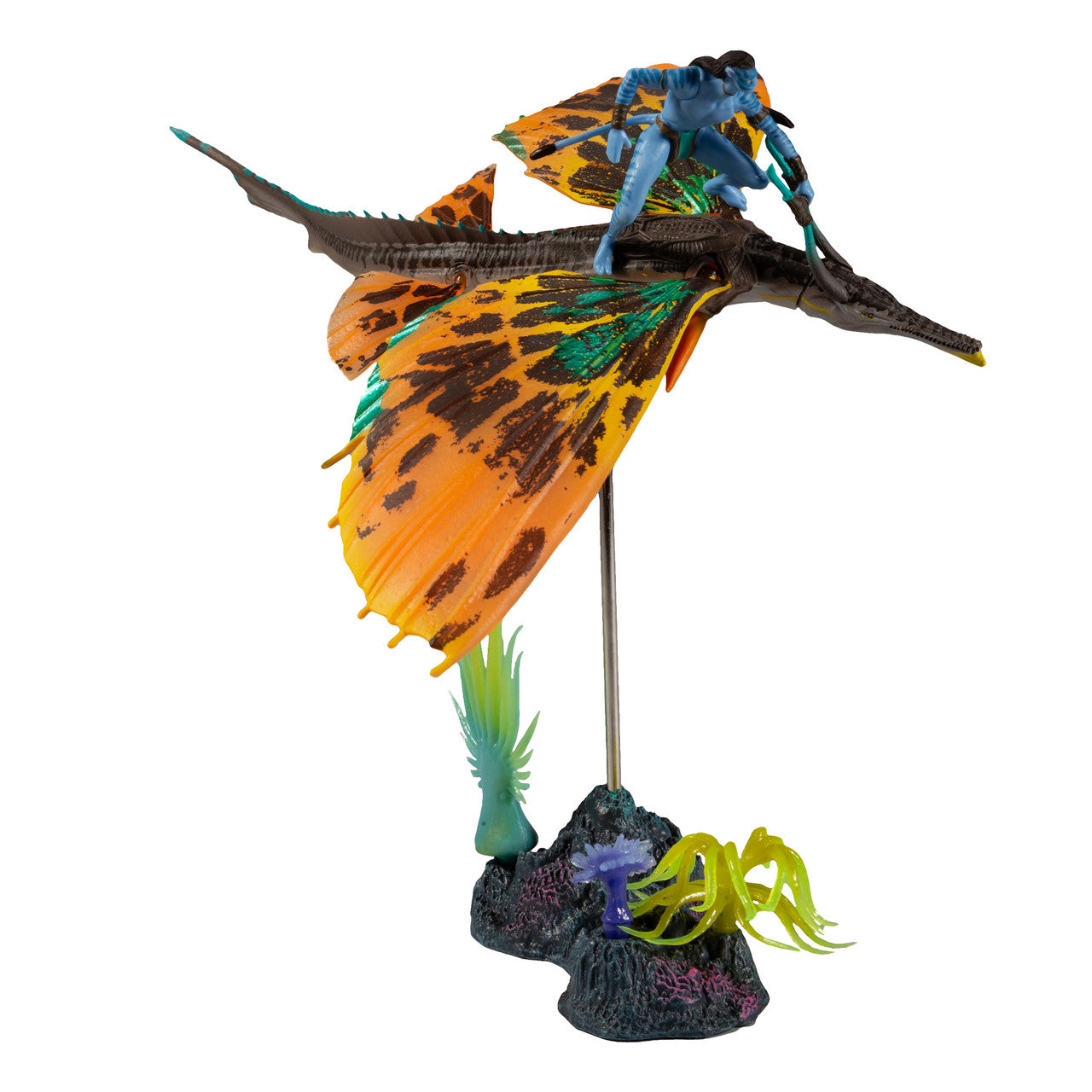 Mcfarlane Disney Avatar The Way Of Water Deluxe Jake Sully & Skimwing Articulated Action Figure Set
