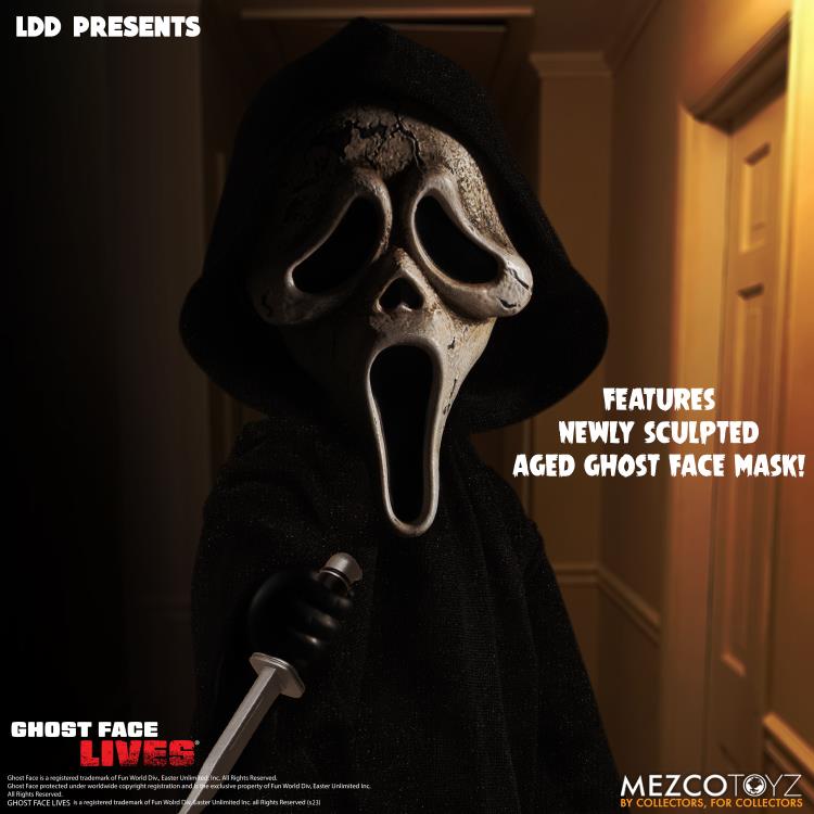 Mezco 10-Inch Zombie Edition Living Dead Dolls Ghost Face Figure