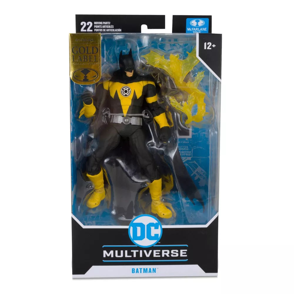 McFarlane Toys 7-Inch Scale DC Multiverse Gold Label Action Figure of Batman in Sinestro Corps Costume