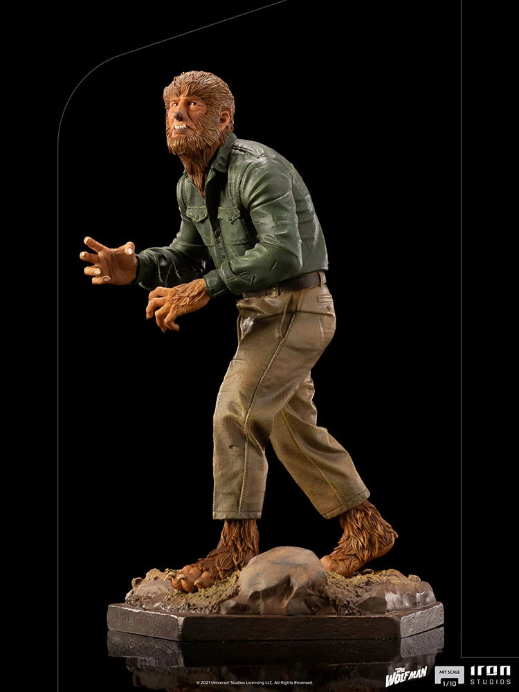 Iron Studios Collectible 1/10 Art Scale Statue of The Wolf Man from Universal Monsters