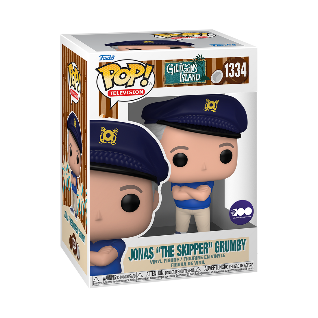 Gilligan's Island Themed Funko Pop! Vinyl Figure of Skipper Jonas Grumby