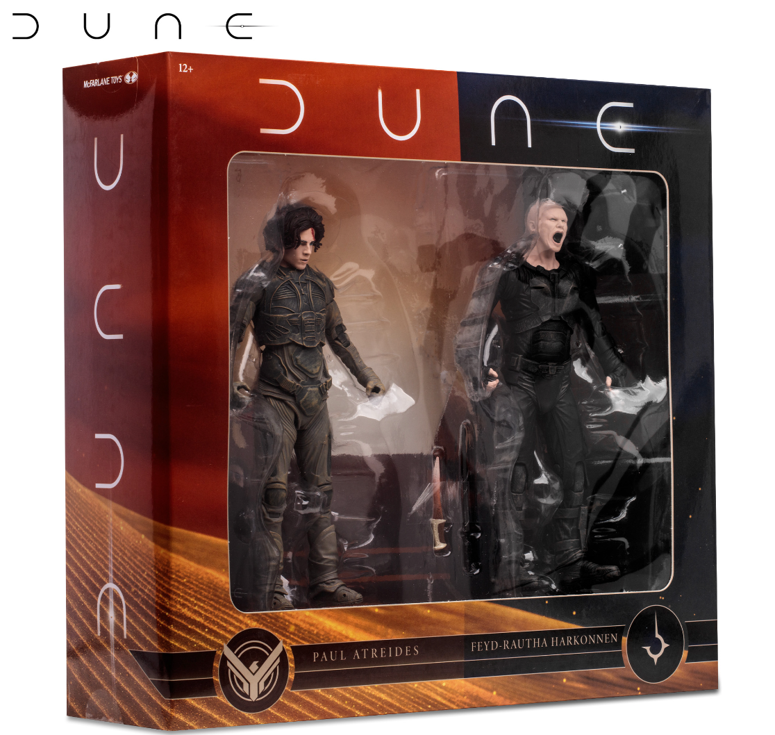 McFarlane 7-Inch Scale Dune Part 2 Paul Atreides & Feyd-Rautha Harkonnen 2-Pack Action Figures
