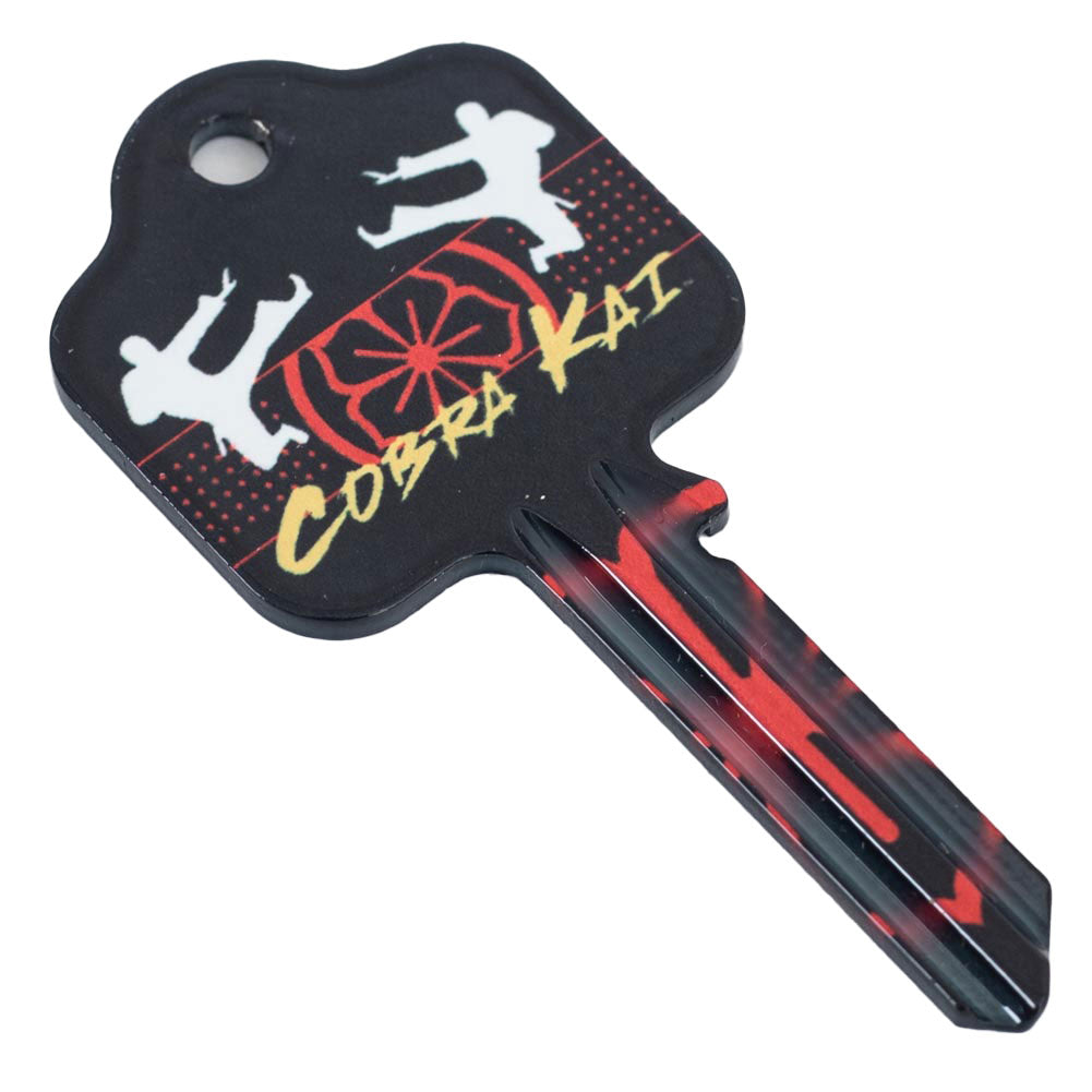 High - Quality Cobra Kai Logo Blank Door Key for Specific Locks