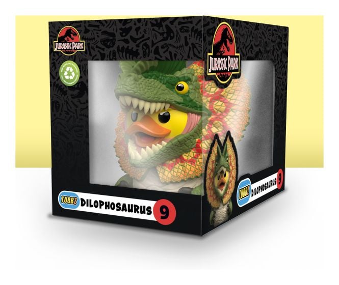 Collectible Jurassic Park Tubbz Boxed Dilophosaurus Figurine