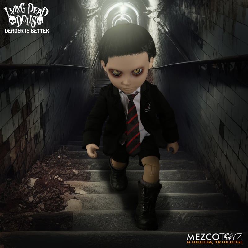 Mezco Collectible The Return of The Living Dead Dolls - Damien, a Spooky Schoolboy Figure