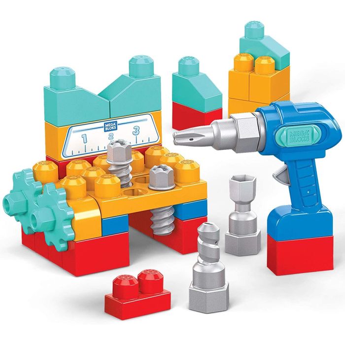 Mega Bloks Little Building Drill Toy Set for Toddlers
