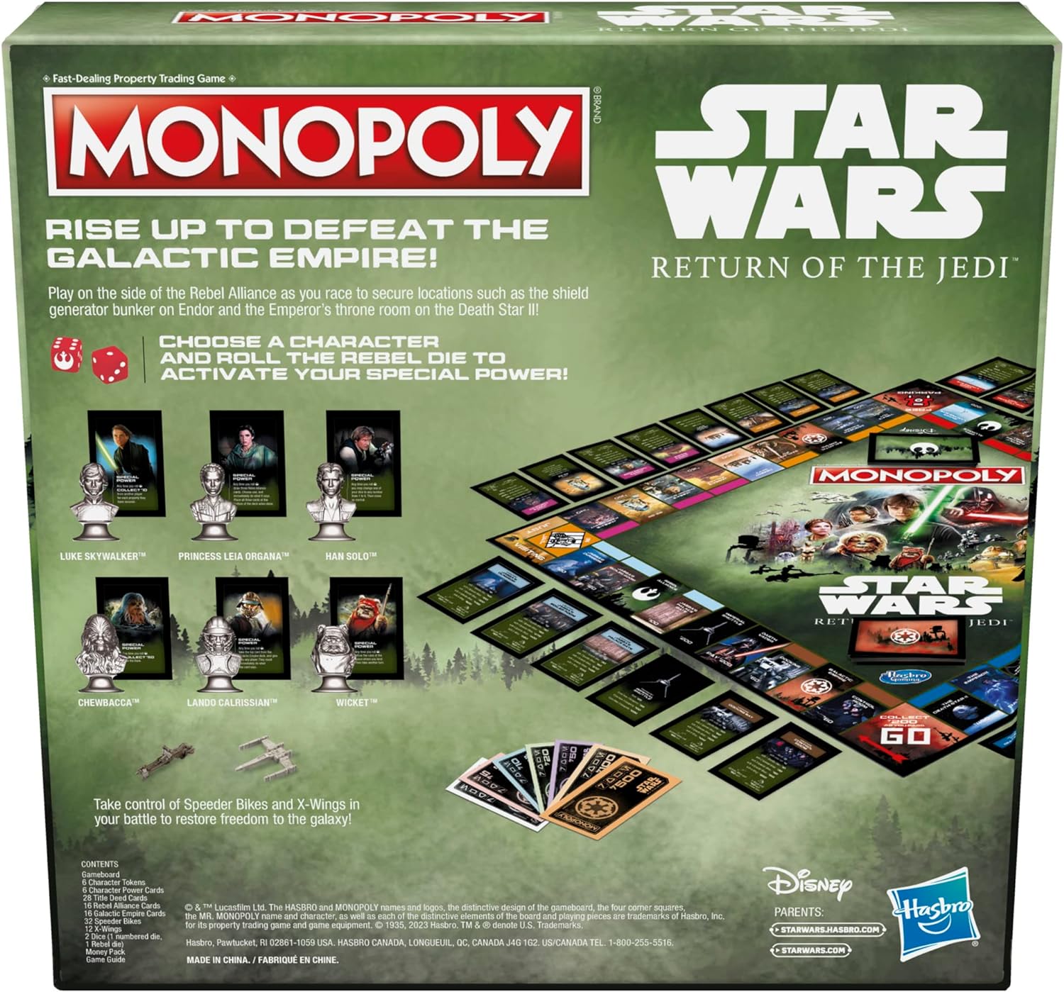 Monopoly 40th Anniversary Star Wars Episode VI Return of the Jedi Edition Board Game
