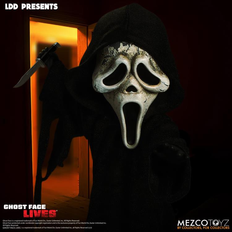 Mezco 10-Inch Zombie Edition Living Dead Dolls Ghost Face Figure