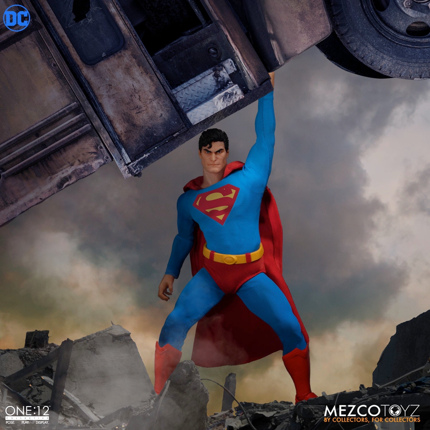 Mezco DC Comics One:12 Collective - Steel Edition Superman Action Figure