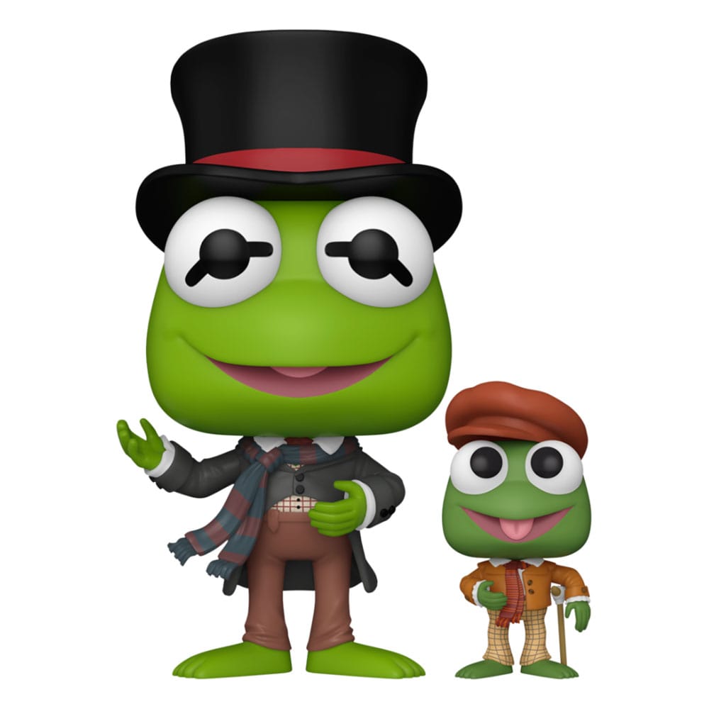 Kermit as Bob Cratchit with Tiny Tim - The Muppet Christmas Carol Funko POP Vinyl Collectible Figure