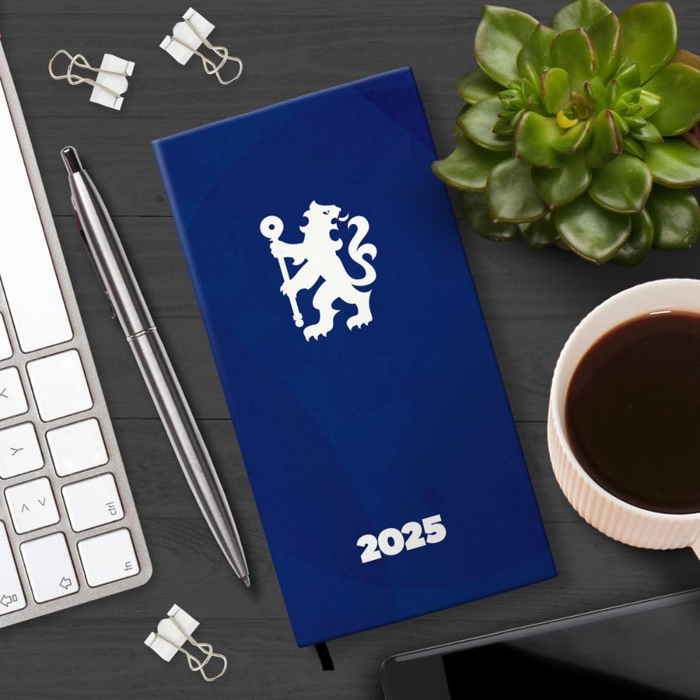2025 Chelsea Football Club Slim Diary with a Handy Bookmark