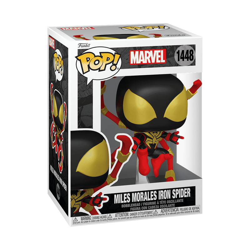 Marvel Collectible Funko POP! Vinyl Figure of Miles Morales as Iron Spider