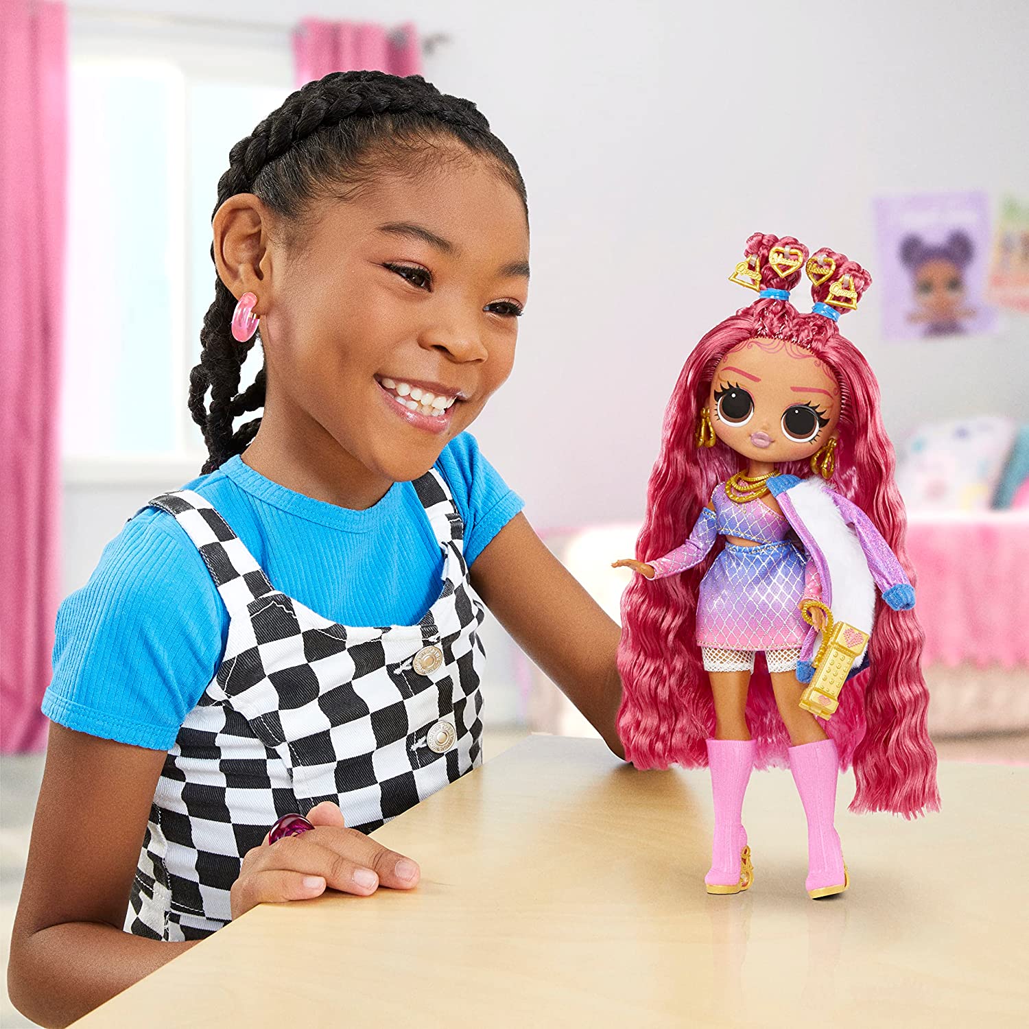 L.O.L Surprise OMG 12-Inch Golden Heart Fashion Doll with Accessories