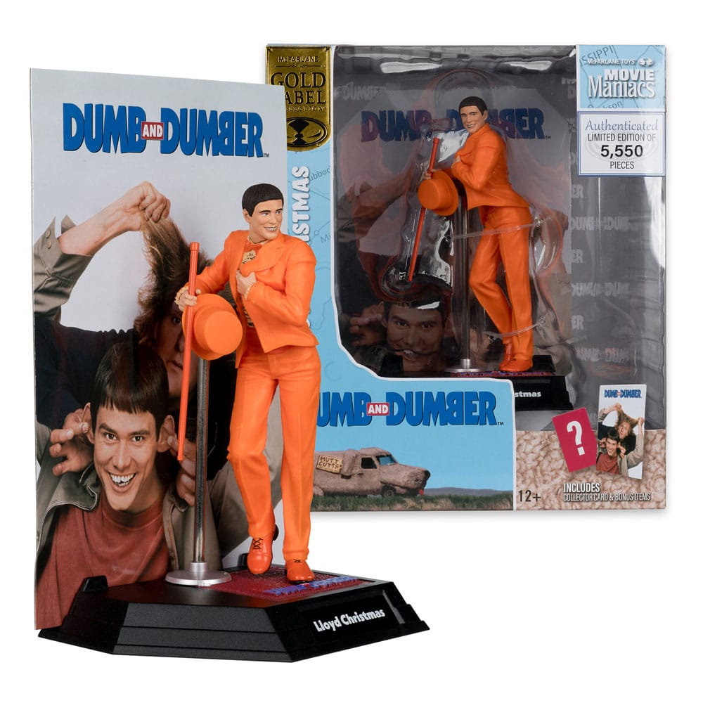 McFarlane Gold Label Dumb and Dumber Movie Maniacs Lloyd Christmas Collectible Figure