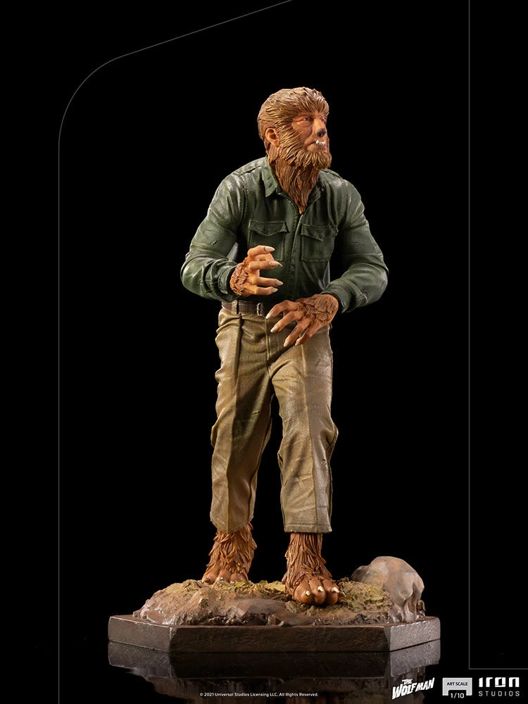 Iron Studios Collectible 1/10 Art Scale Statue of The Wolf Man from Universal Monsters