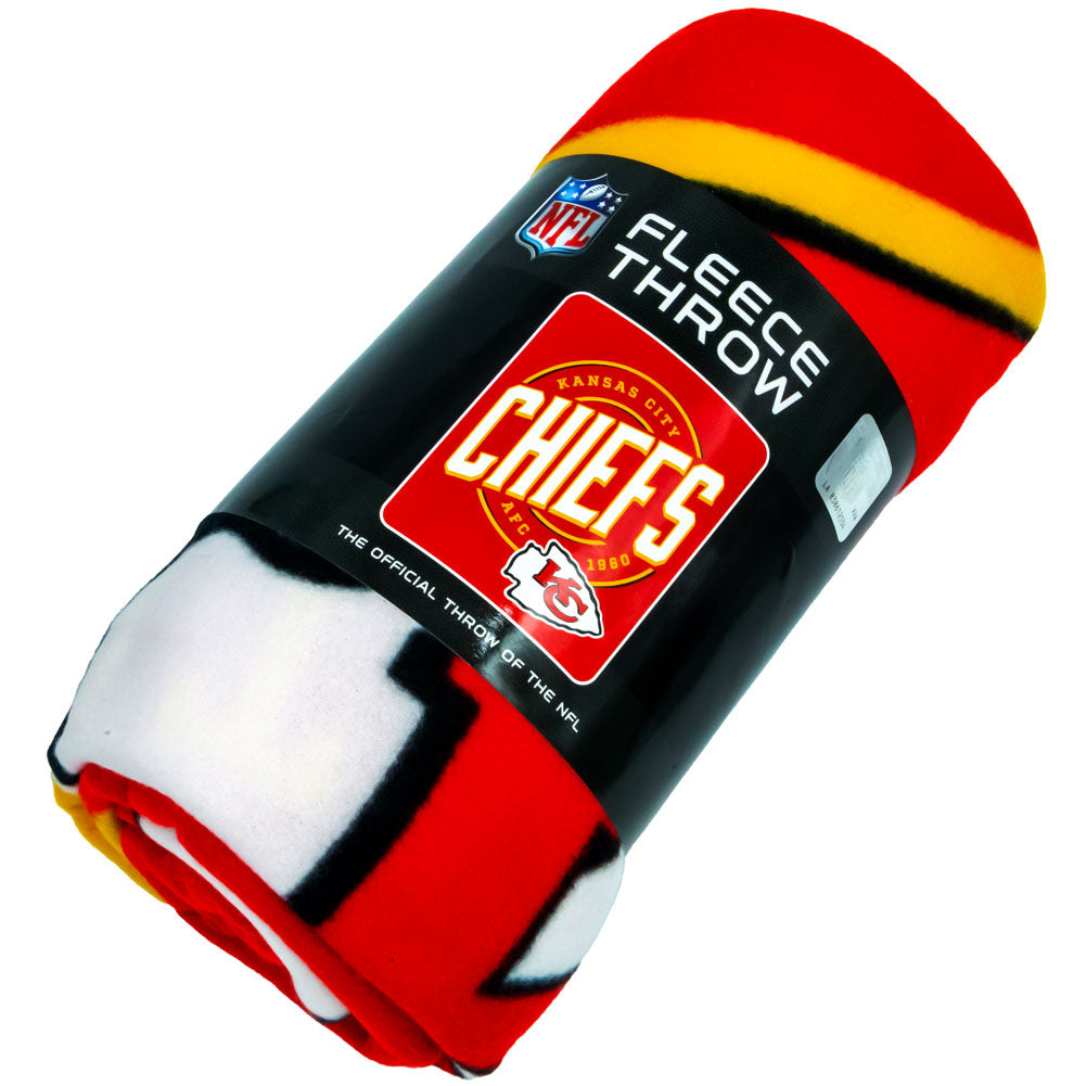 Comfortable Kansas City Chiefs Fleece Throw Blanket for Cozy Moments