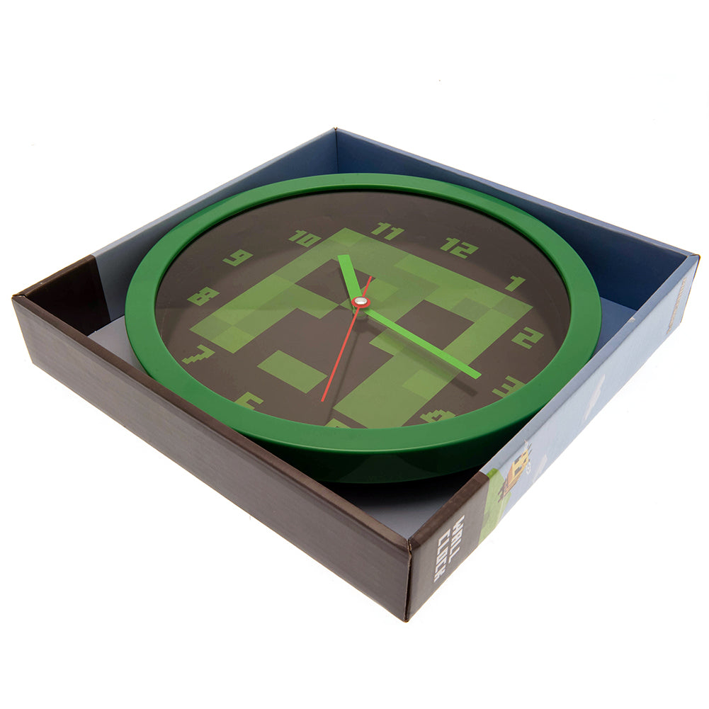 Decorative Minecraft Themed Wall Clock for Home Decoration