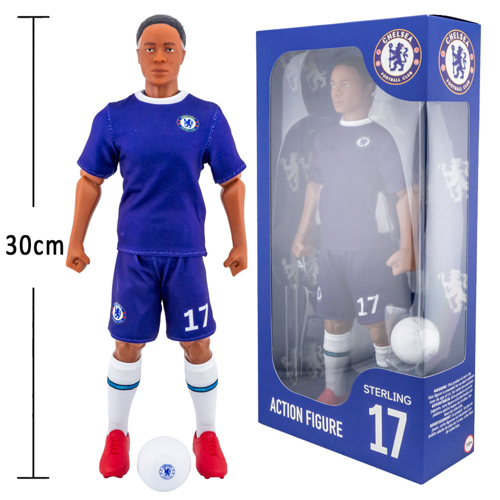 Chelsea Football Club Raheem Sterling Collectible Action Figure Toy