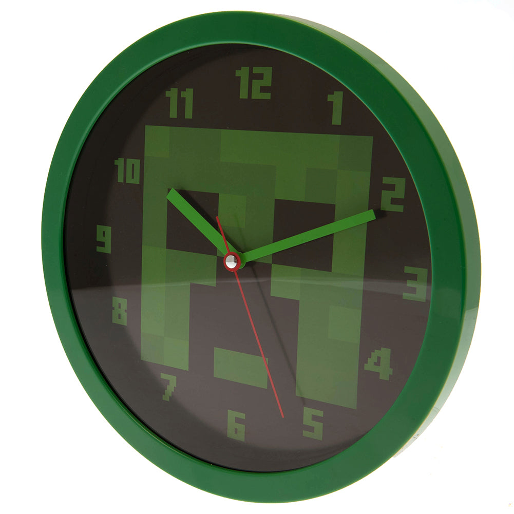 Decorative Minecraft Themed Wall Clock for Home Decoration