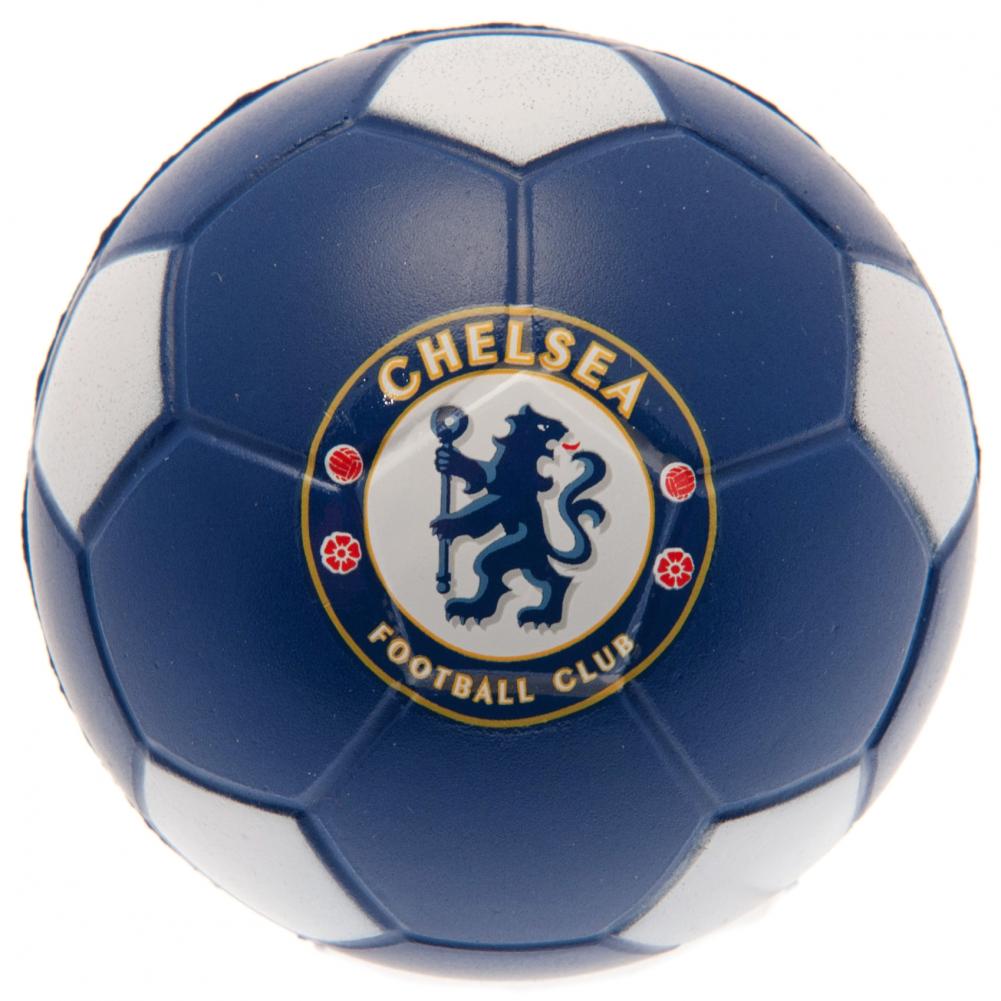 Chelsea FC PU Foam Stress Ball with Full - Colour Crest, 6cm Diameter