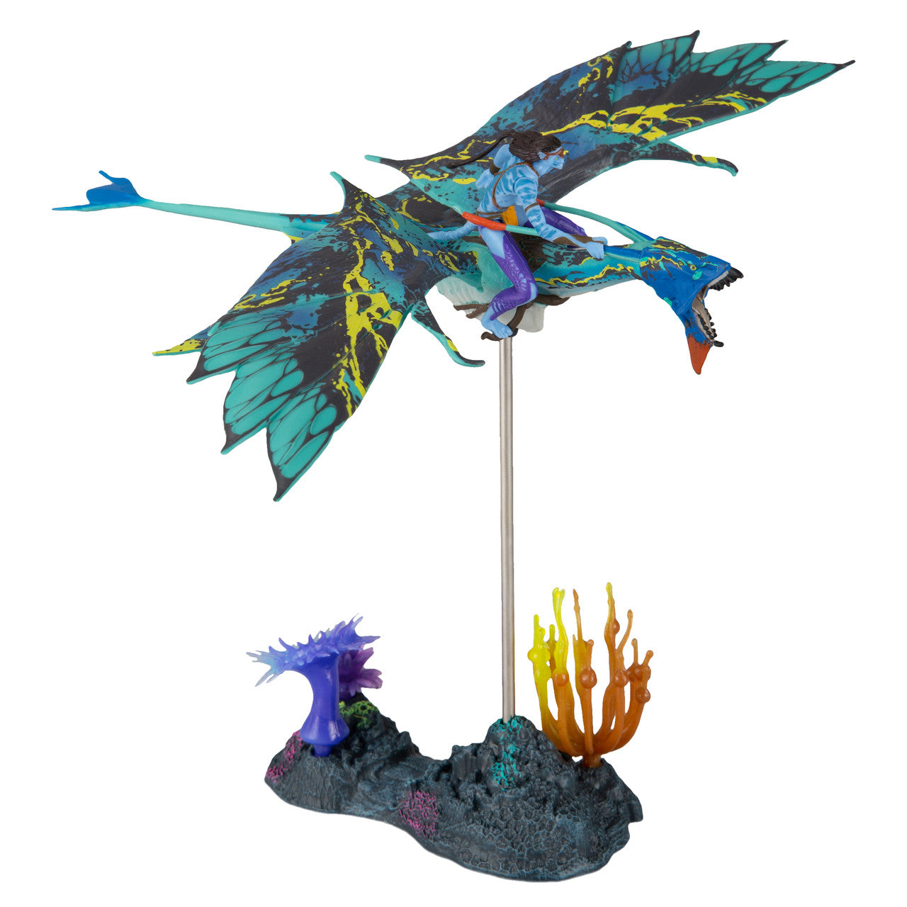 Mcfarlane's Deluxe Avatar: The Way of Water Neytiri and Banshee Action Figure Set