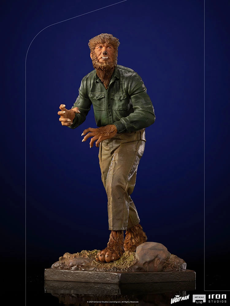 Iron Studios Collectible 1/10 Art Scale Statue of The Wolf Man from Universal Monsters