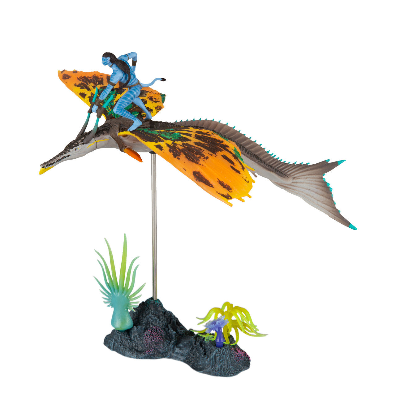 Mcfarlane Disney Avatar The Way Of Water Deluxe Jake Sully & Skimwing Articulated Action Figure Set