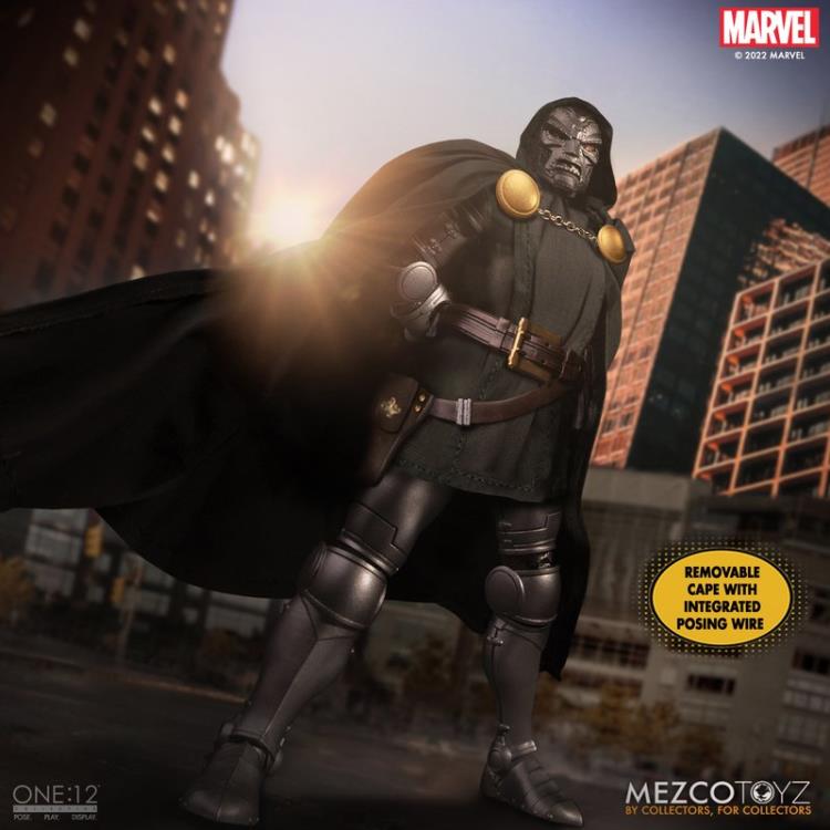 Mezco Marvel One:12 Collective Highly Detailed and Articulated Doctor Doom Action Figure Toy