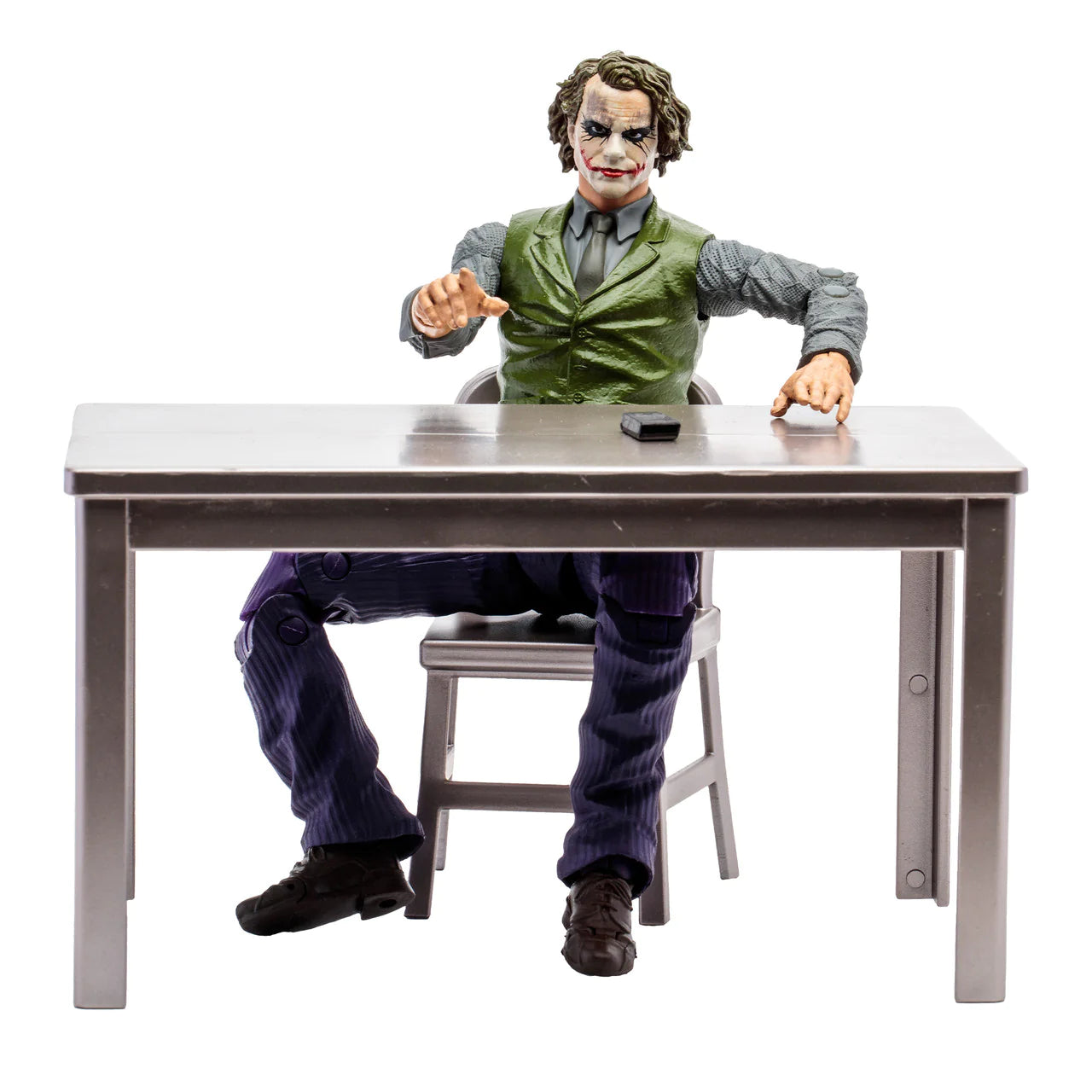 McFarlane Gold Label Action Figure Set - The Joker from The Dark Knight's Interrogation Room in DC Multiverse