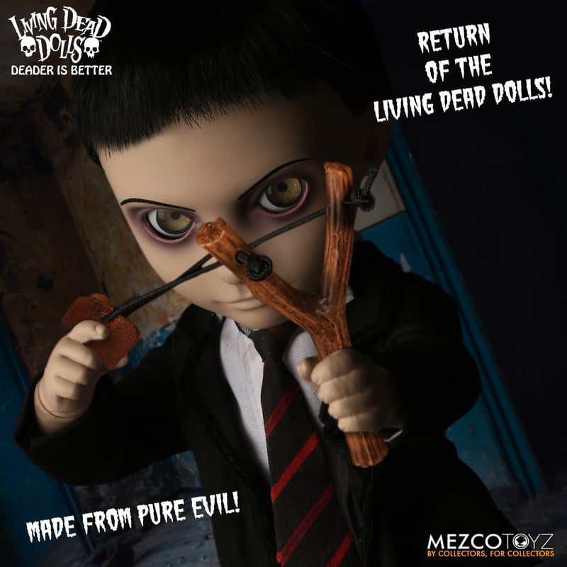 Mezco Collectible The Return of The Living Dead Dolls - Damien, a Spooky Schoolboy Figure