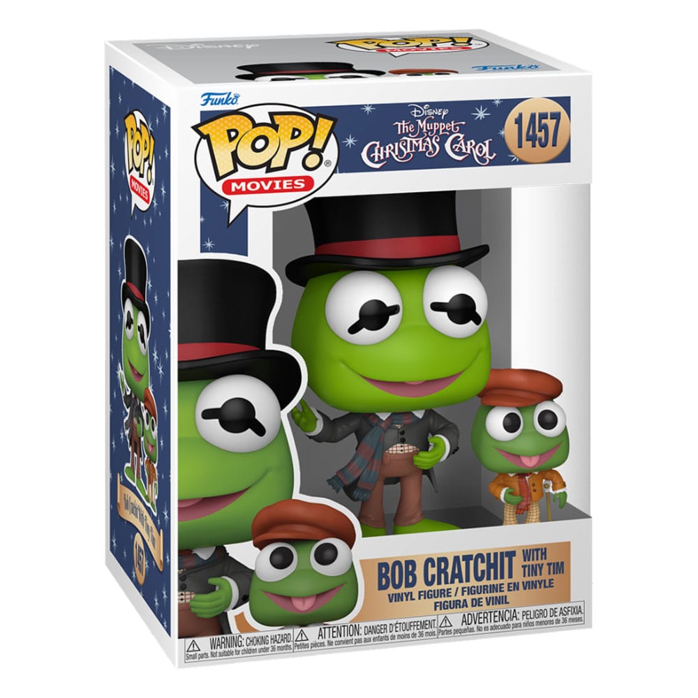 Kermit as Bob Cratchit with Tiny Tim - The Muppet Christmas Carol Funko POP Vinyl Collectible Figure