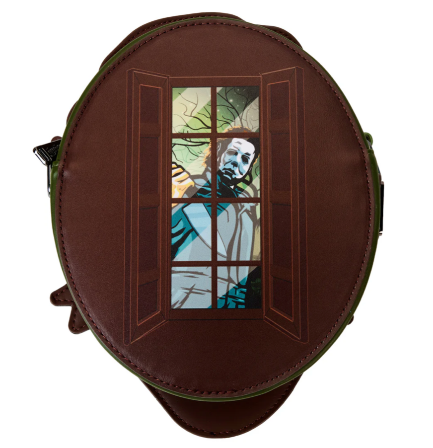 Compass International Licensed Halloween Themed Loungefly Crossbody Shoulder Bag for Fashionable Haunting