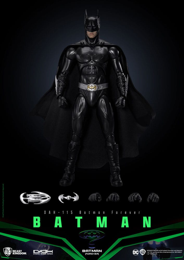 Beast Kingdom DC Comics DAH-115 Val Kilmer Batman Forever Action Figure