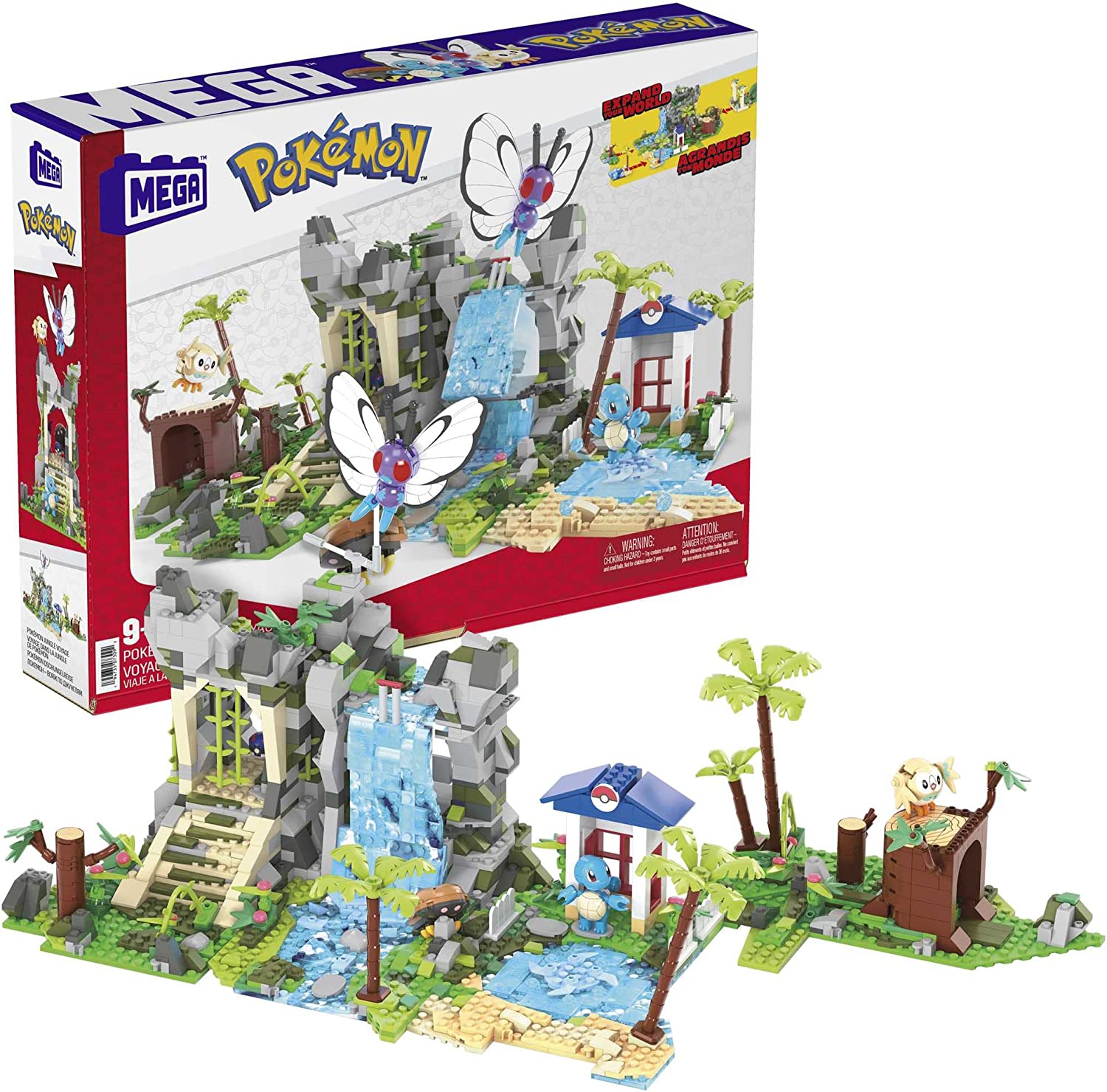 Mega Bloks Pokemon Super Jungle Adventure Set with Cool Figures