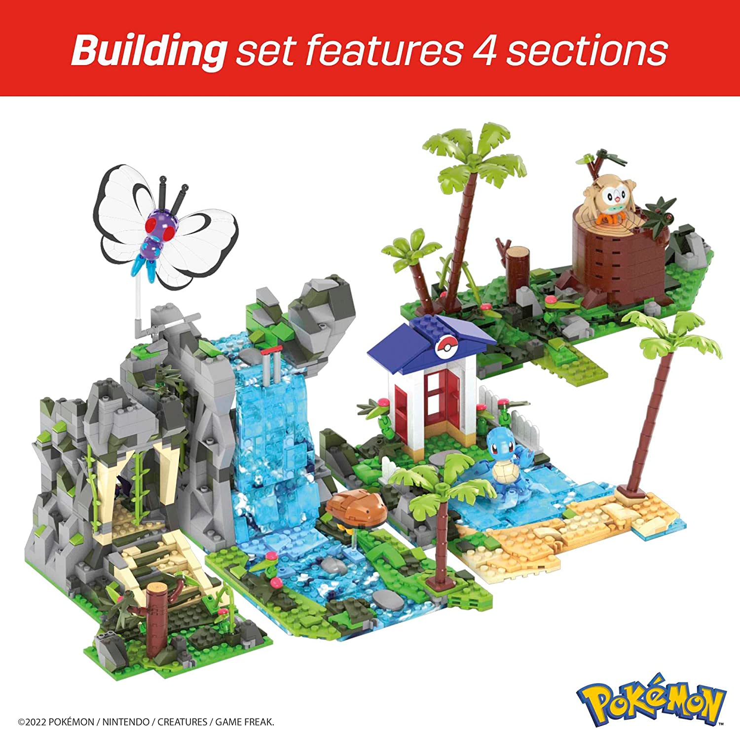 Mega Bloks Pokemon Super Jungle Adventure Set with Cool Figures