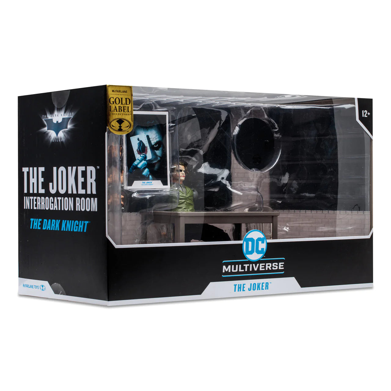 McFarlane Gold Label Action Figure Set - The Joker from The Dark Knight's Interrogation Room in DC Multiverse
