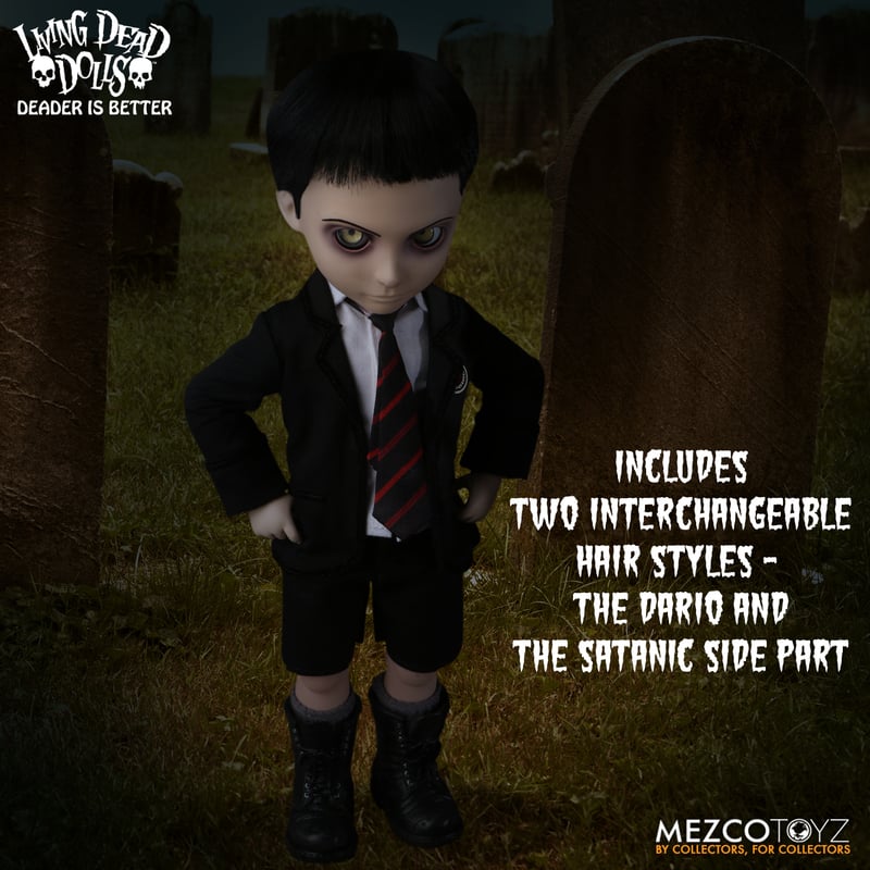 Mezco Collectible The Return of The Living Dead Dolls - Damien, a Spooky Schoolboy Figure