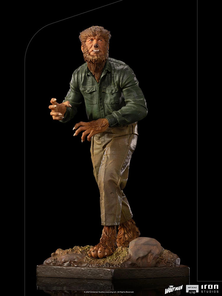 Iron Studios Collectible 1/10 Art Scale Statue of The Wolf Man from Universal Monsters