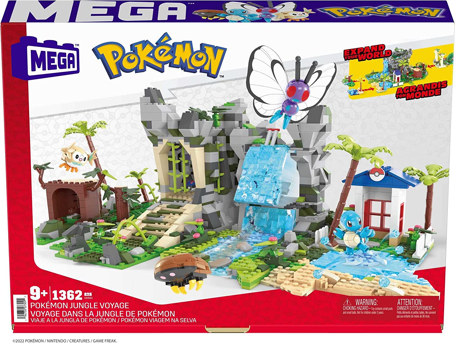 Mega Bloks Pokemon Super Jungle Adventure Set with Cool Figures