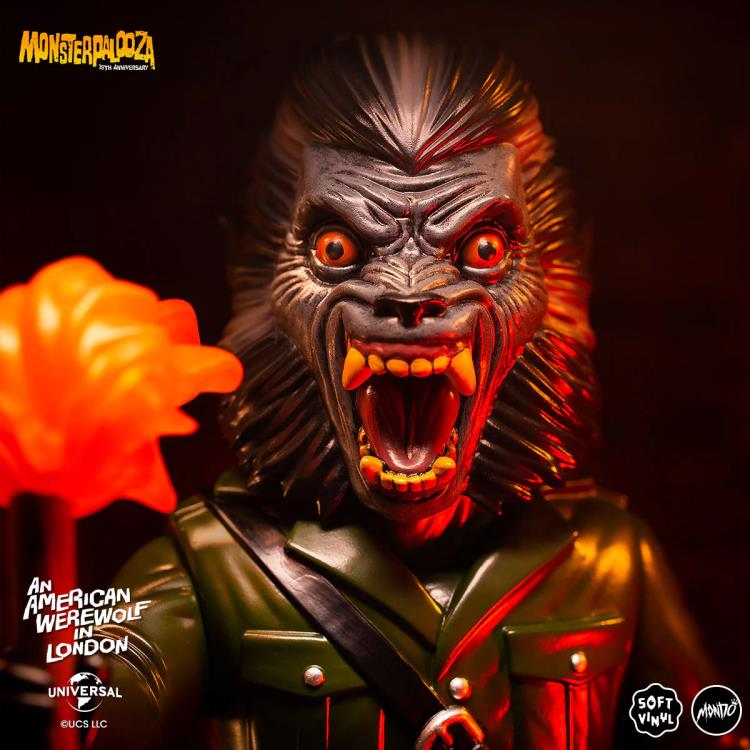 15th Anniversary Mondo An American Werewolf in London Monsterpalooza Collectible Nightmare Demon Werewolf Soft Vinyl Action Figure