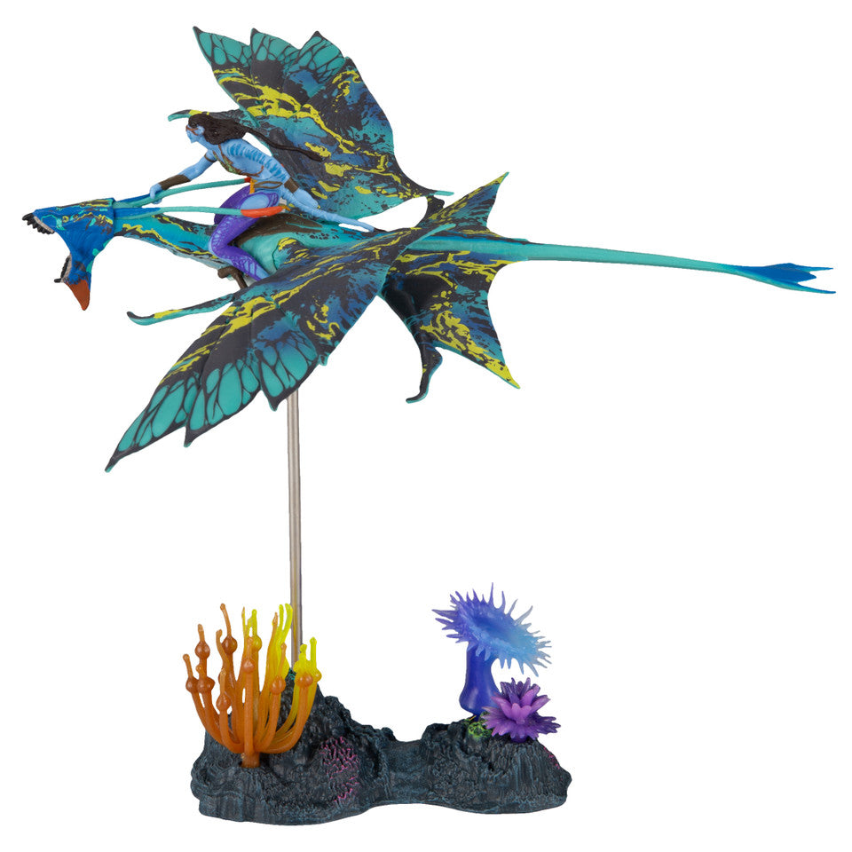 Mcfarlane's Deluxe Avatar: The Way of Water Neytiri and Banshee Action Figure Set