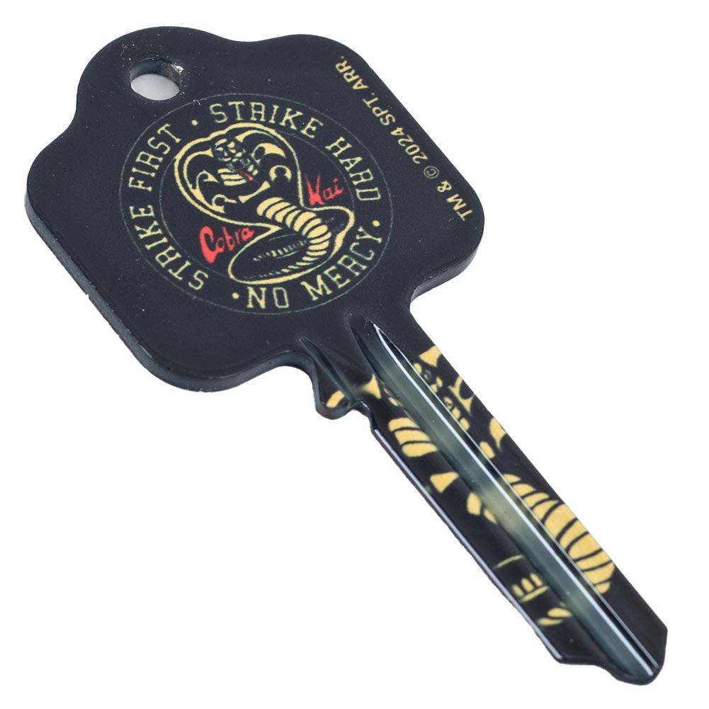 High - Quality Cobra Kai Logo Blank Door Key for Specific Locks