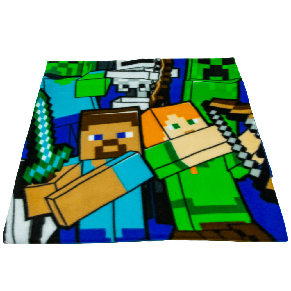 High - Quality Minecraft - Themed Polyester Fleece Blanket for Comfort